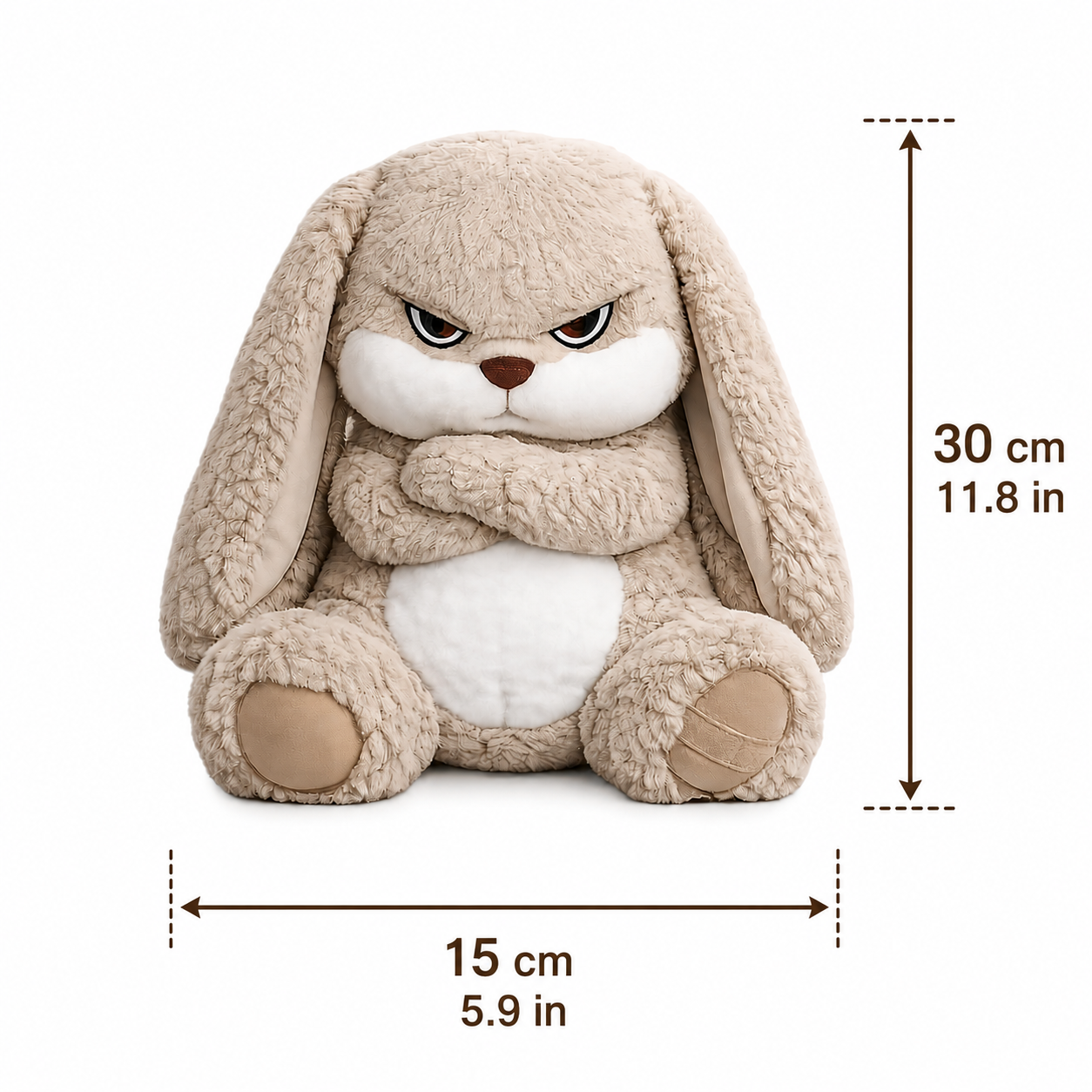 MoodBunny™ - Grumpy Bunny Plush
