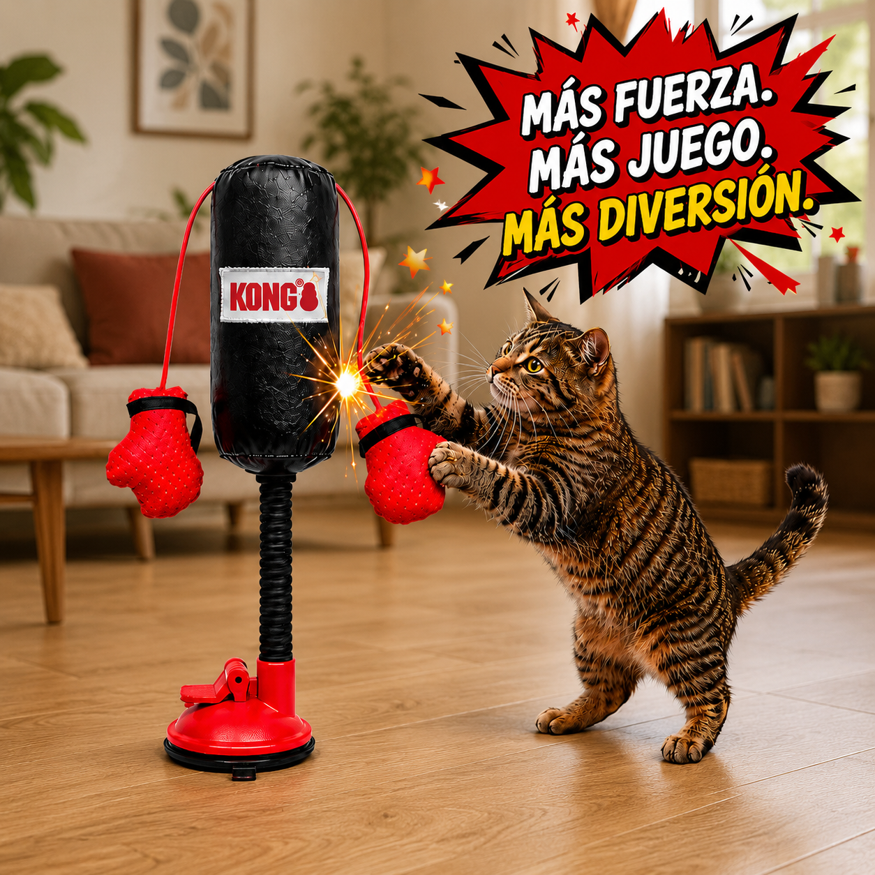 Punchpaw™ - Saco de Boxeo para Gatos
