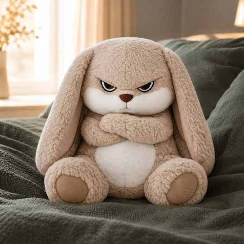 MoodBunny™ - Grumpy Bunny Plush