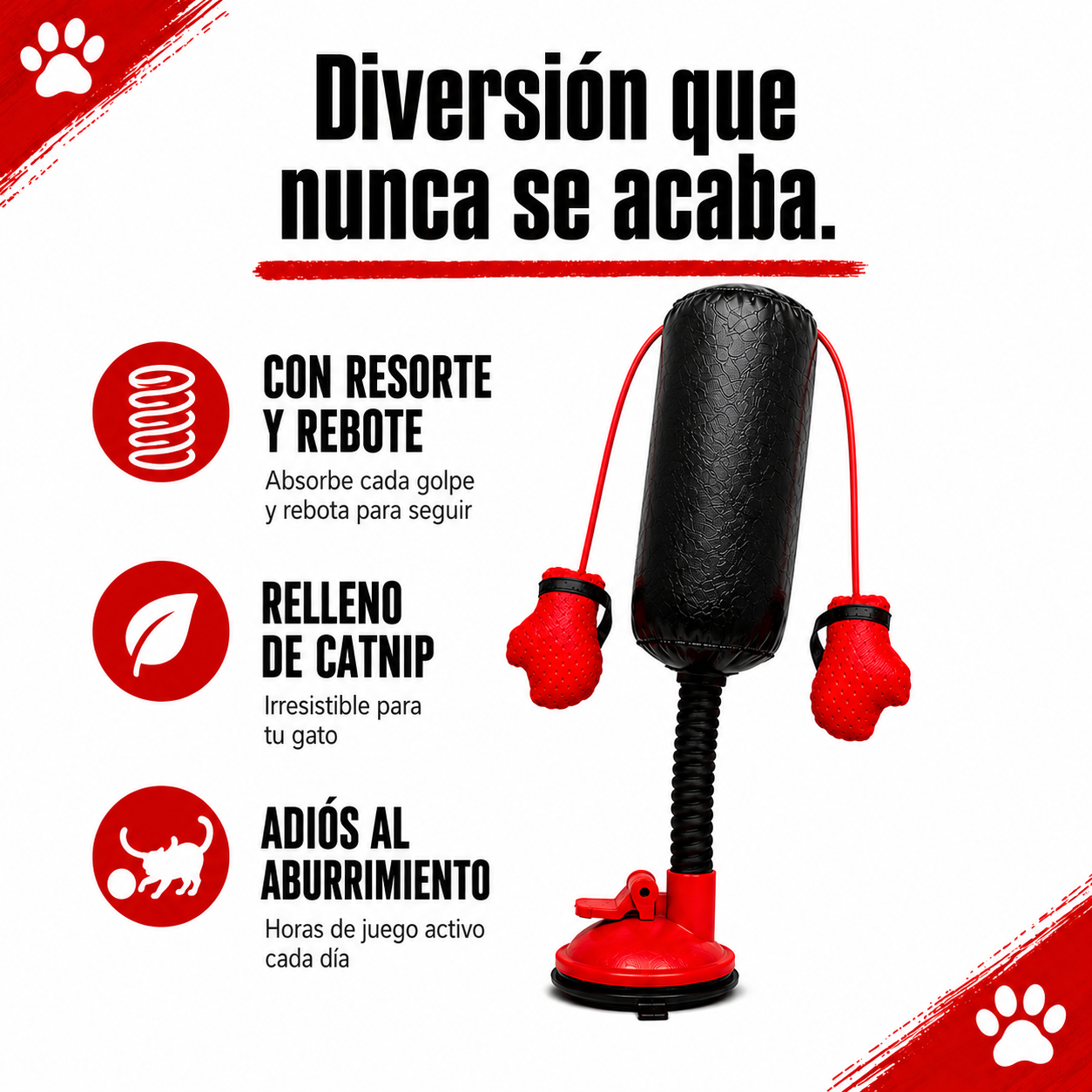 Saco de Boxeo Gatos